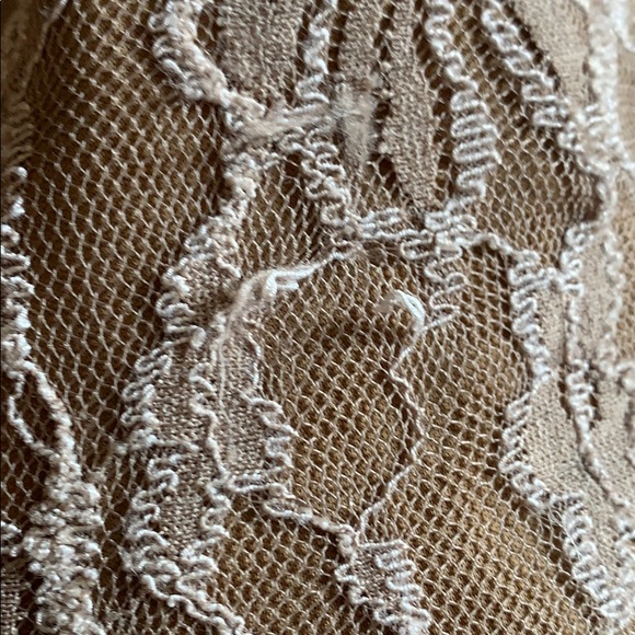 a’reve Lace Boho Tan Cold Shoulder Dress - Picture 7 of 15